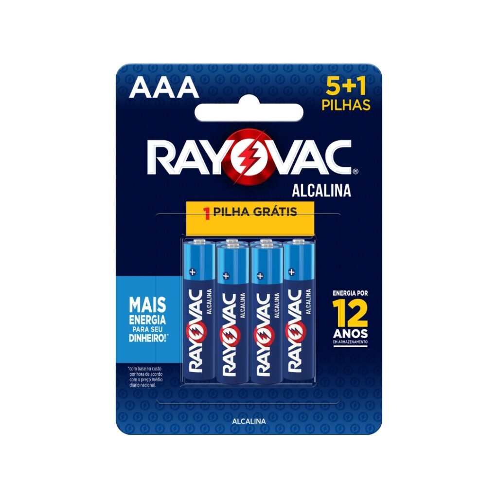 Pilha Alcalina Rayovac Aaa6 L6p4 20917