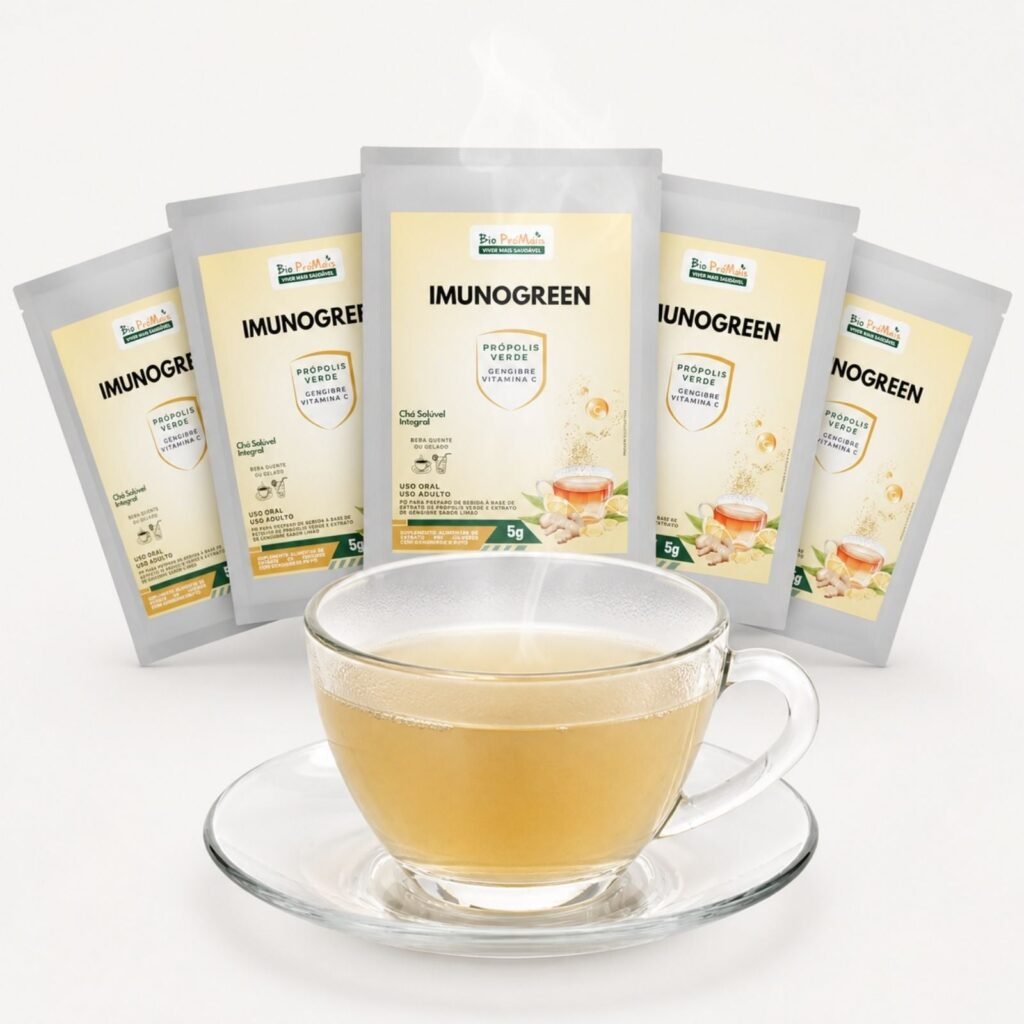 Biopromais Imunogreen Cha Soluvel Integral (5 Sache) - UN / 5