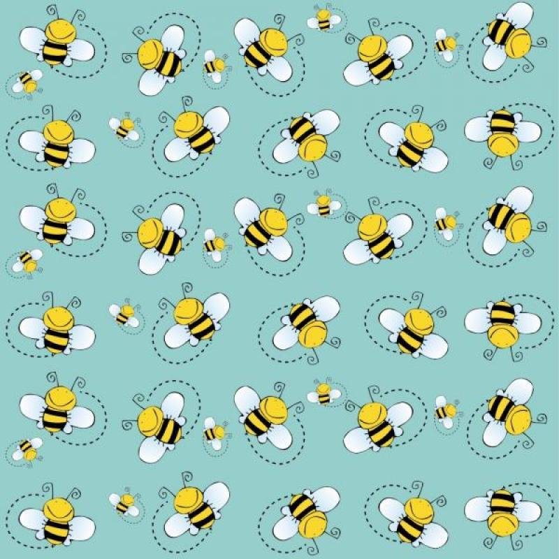 Papel De Parede Infantil Abelhas