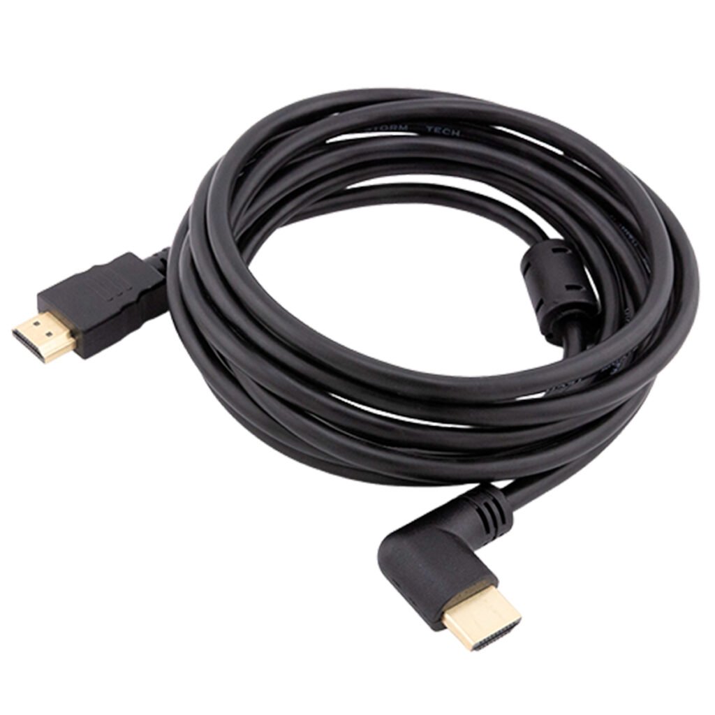 Cabo Hdmi 2.0 4k C/ Filtro 01m Com 01 Plug 90 Graus Storm