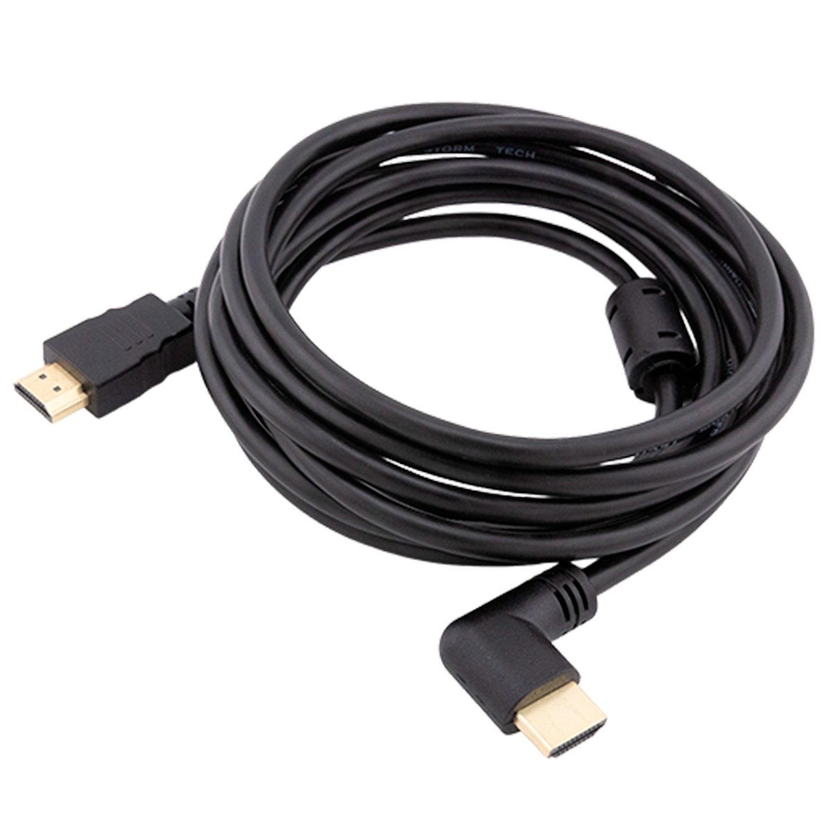 Cabo Hdmi 2.0 4k C/ Filtro 01m Com 01 Plug 90 Graus Storm