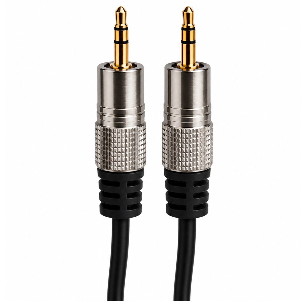 Cabo P2 X P2 Stereo Gold Metal 1,8m Storm