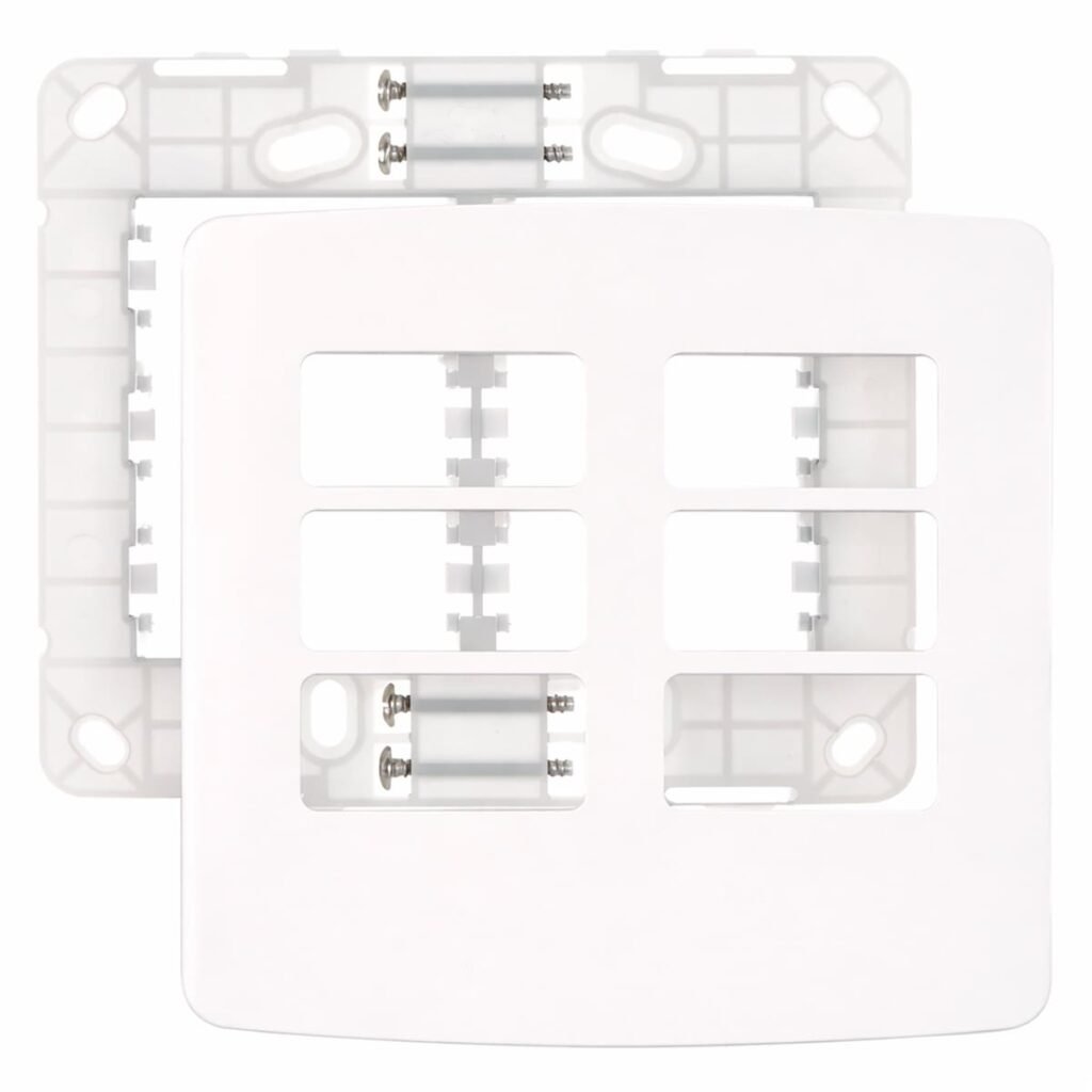 Conj Placa 4x4 6 Postos Horiz Br Com Sup B3 - Margirius