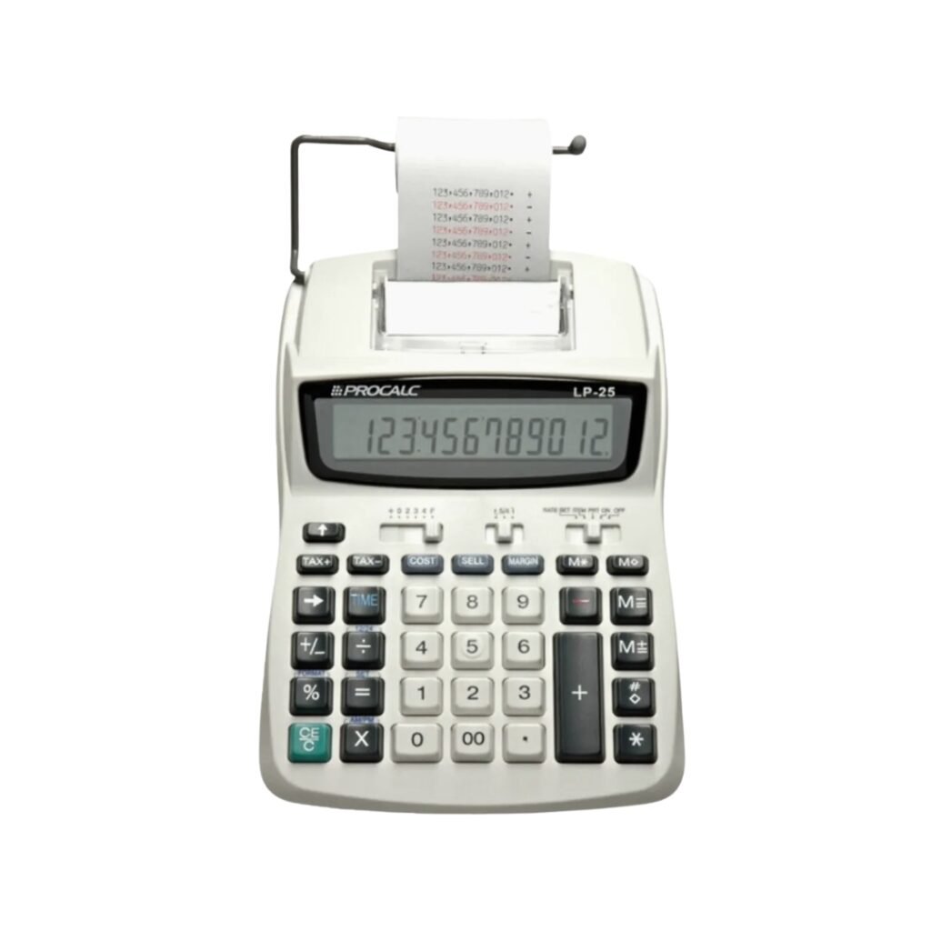 Calculadora Impressão 12 Dígitos Lp25 Bivolt Procalc