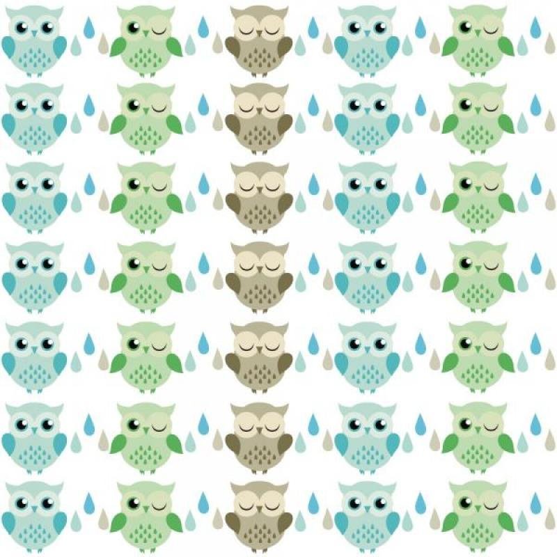 Papel De Parede Infantil Corujas