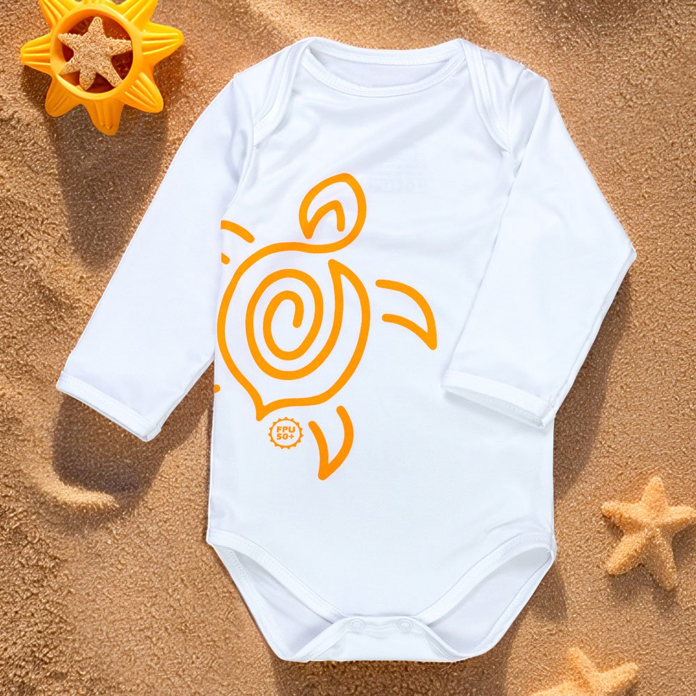 Body Uv50+ Manga Longa Infantil - Proteção Solar Para Bebê