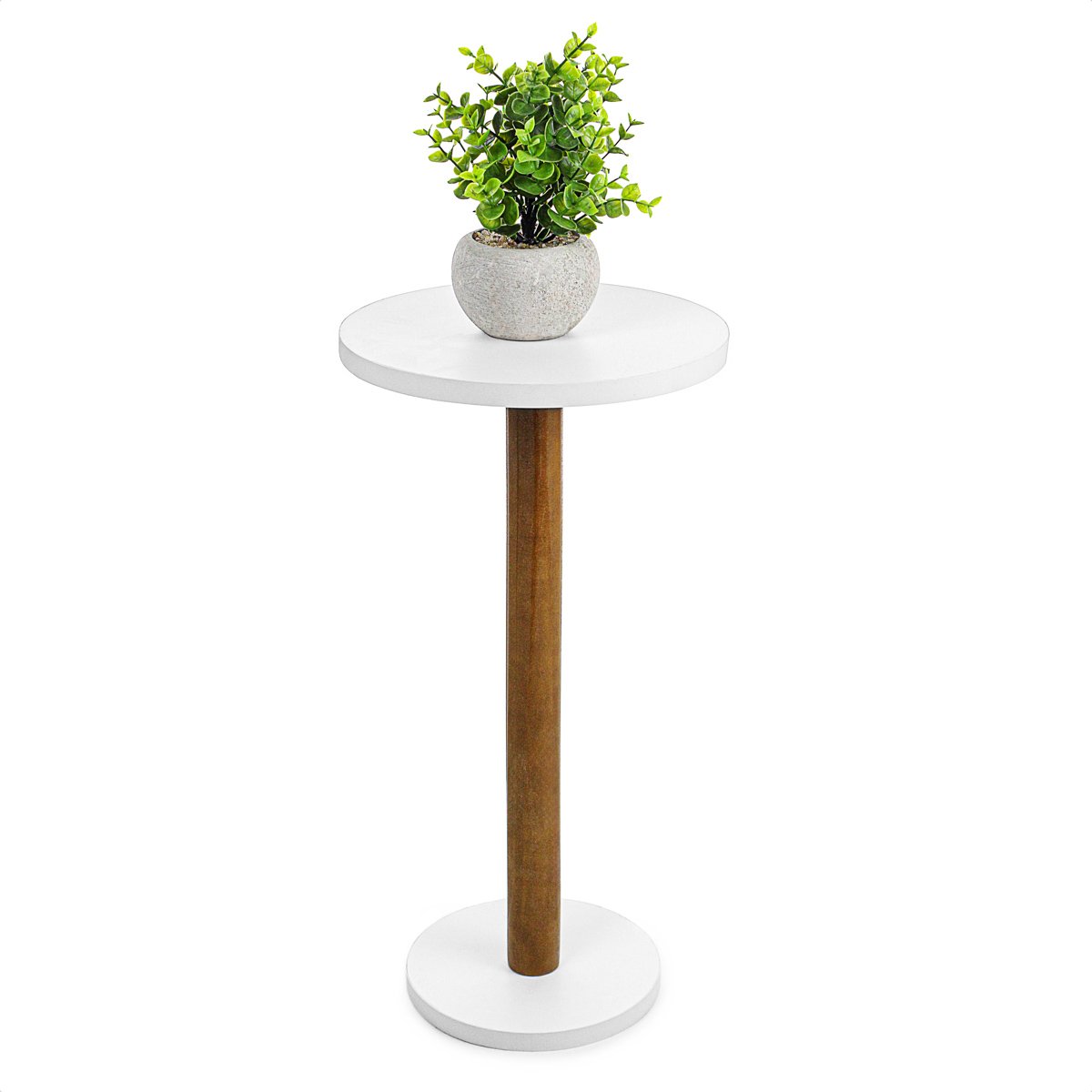 Mesa 1 Pé - Branco - 48cm