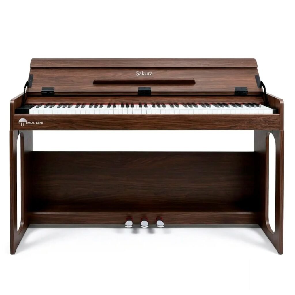Piano Digital Sakura Marrom Mizutani