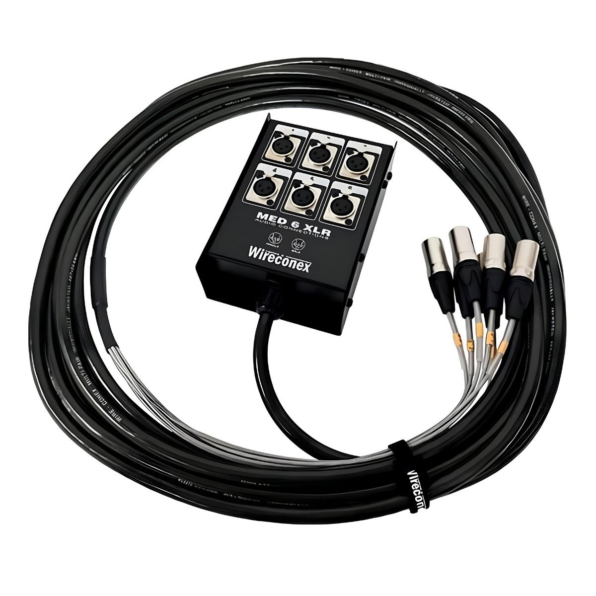 Medusa Multicabo 06 Vias Xlr / Xlr 20 Metros Wireconex - Imagem 2