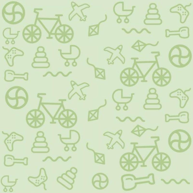Papel De Parede Infantil Brinquedos