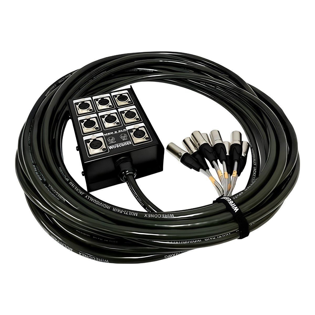 Medusa Multicabo 08 Vias Xlr / Xlr 10 Metros Wireconex - Imagem 2