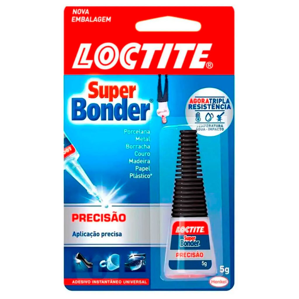 Adesivo Instantâneo Super Bonder Precisão 5g Loctite