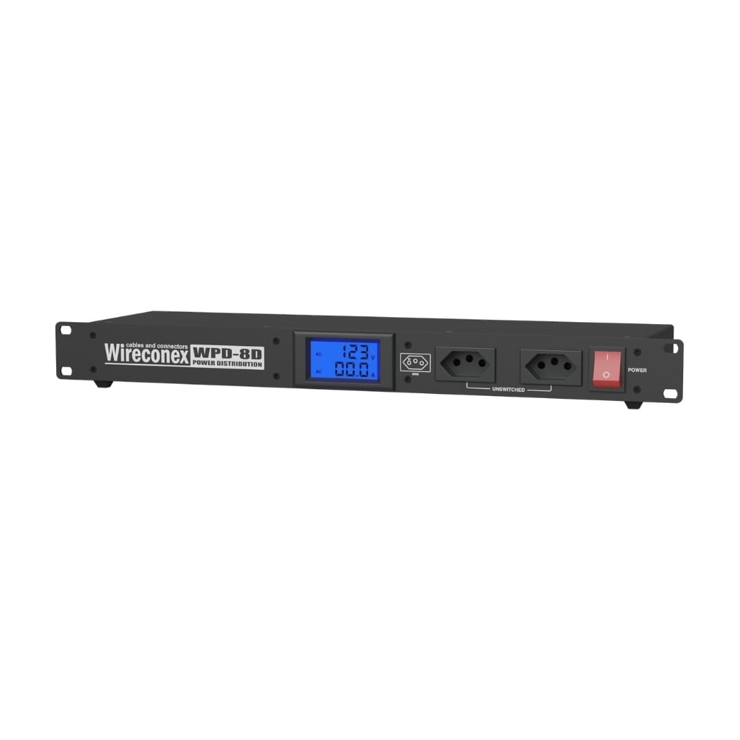 Filtro De Linha Distribuidor De Energia Wpd8d Preto Wireconex