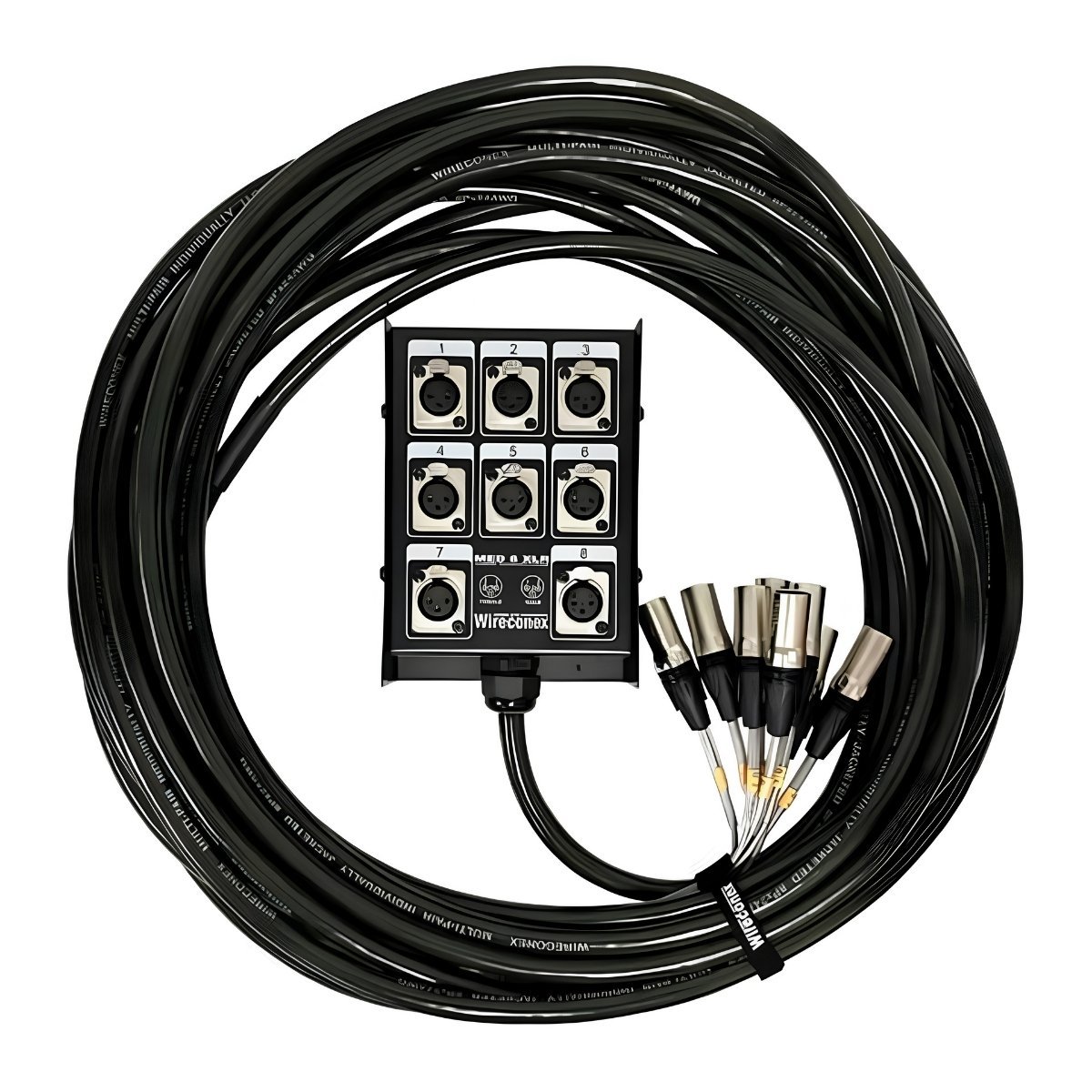 Medusa Multicabo 08 Vias Xlr / Xlr 10 Metros Wireconex