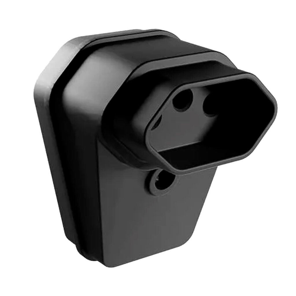 Tomada Extra Gigante 2p+t 90° De 20a C/ Prensa Cabos Preto - Margirius