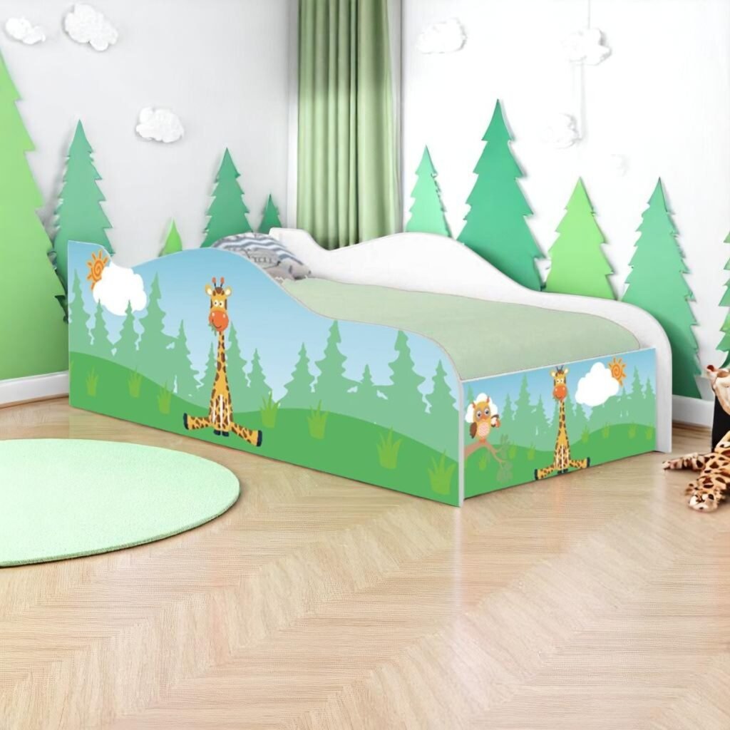 Cama Mobili Solteiro Safari Girafa