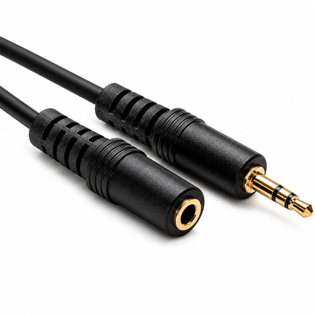 Cabo P2 Macho Stereo P2 Femea Stereo Gold 1,80m Storm 10 Un