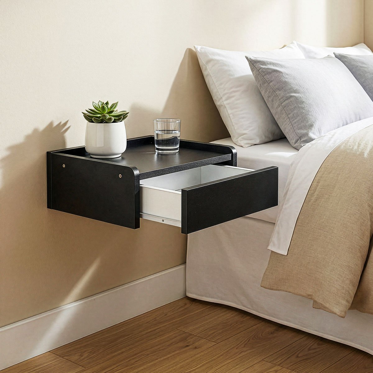 Mesa Cabeceira "paris" Suspensa Mdf