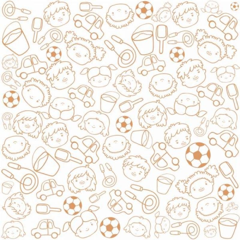Papel De Parede Infantil Crianças E Brinquedos