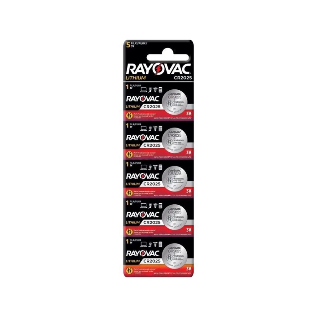 Pilha Elet Rayovac Cr2025 Mult 5