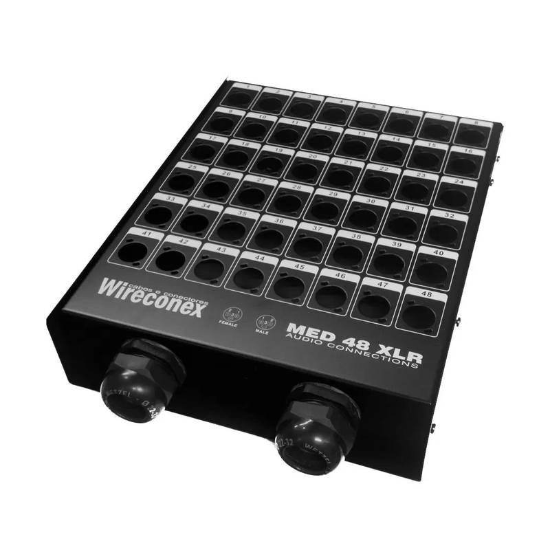 Painel Med2 48 2sn 48 Furos 2 Saídas Wireconex