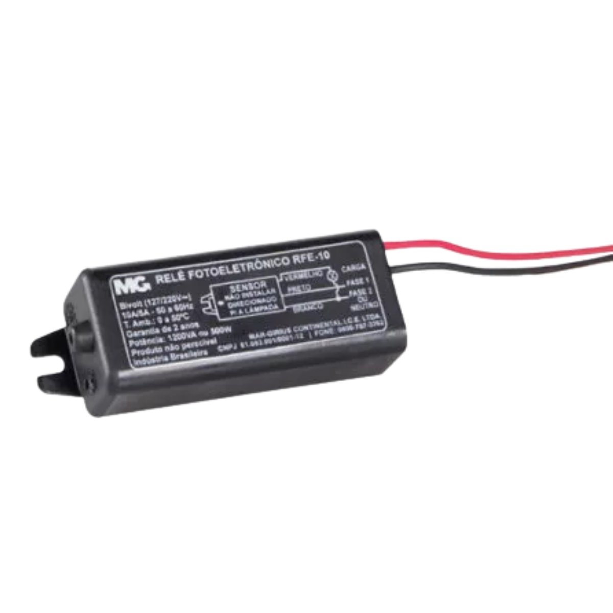 Rele Fotoeletronico Compacto 500w Bivolt Rfe-10 Margirius