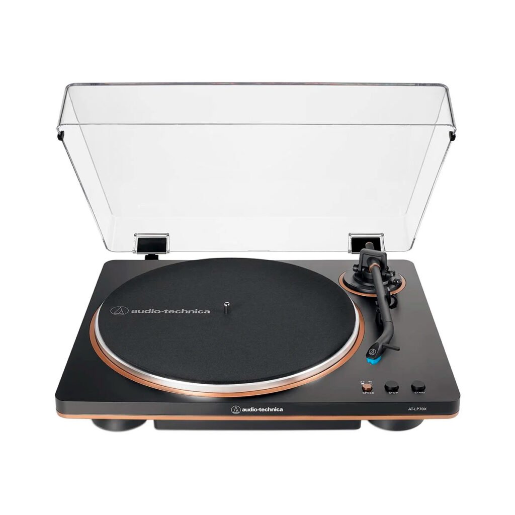 Toca Discos Automático Atlp70x Bronze Audiotechnica