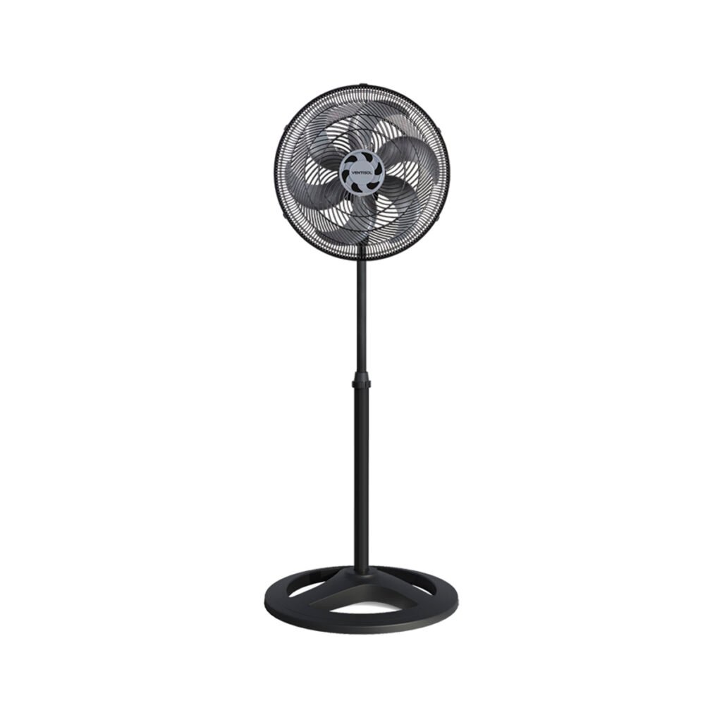 Ventilador Coluna Turbo 40cm 6p 127v Preto Ventisol